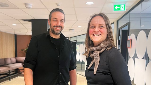 Portrettbilde av Chris og Maria